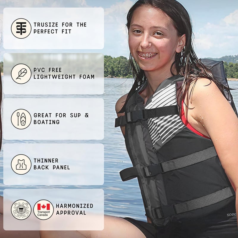 Stohlquist Fit Youth Life Jacket - Coast Guard Approved, High Mobility PFD, Buoyancy Foam, Fully Adjustable for Children Around 75-125 lbs - Image 4